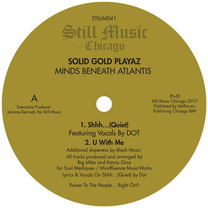 Solid Gold Playaz - Minds Beneath Atlantis E.P [12 Inch Vinyl, Still Music Chicago Records, Side A]