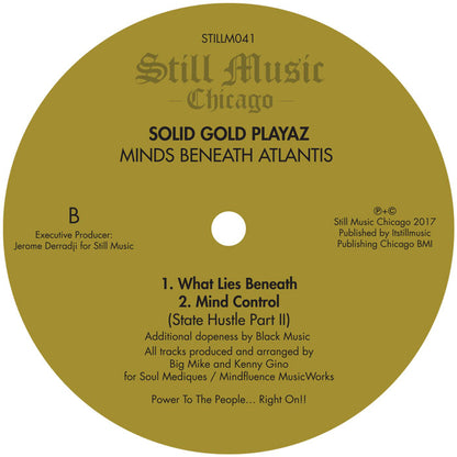 Solid Gold Playaz - Minds Beneath Atlantis E.P [12 Inch Vinyl, Still Music Chicago Records, Side B]