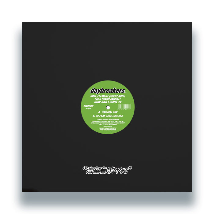 Soul Element (Stacy Kidd) Feat. Peven Everett - How Bad I Want Ya [12 Inch Vinyl, Daybreakers, Back Cover]