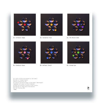 Space Dimension Controller - Six Beginnings [12" Vinyl EP, Test Pressing Recordings, Back Cover]