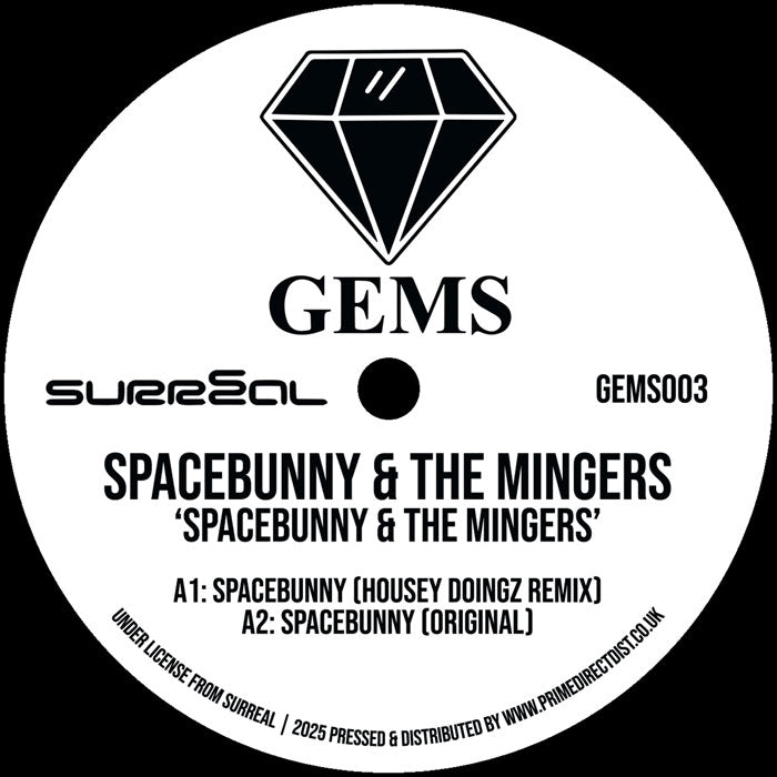 Spacebunny / The Mingers - Spacebunny / Fancy A Shag [12 Inch Vinyl, Gems, Side A]