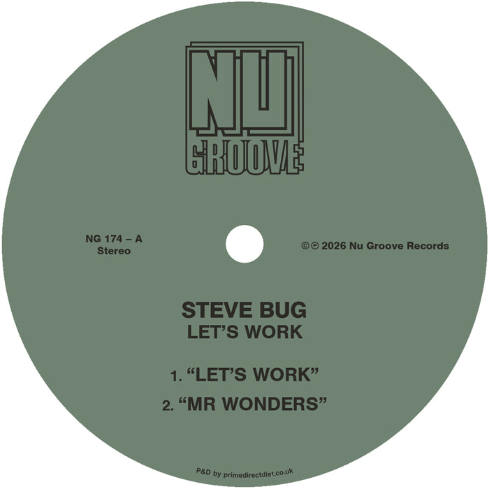 Steve Bug - Let’s Work [12 Inch Vinyl, Nu Groove Records, Side A]