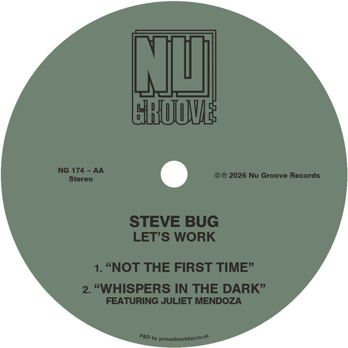 Steve Bug - Let’s Work [12 Inch Vinyl, Nu Groove Records, Side AA]