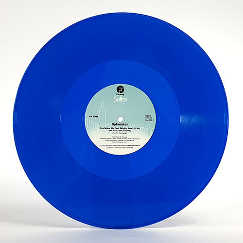 Sylvester - You Make Me Feel (Mighty Real) [12 Inch Blue Vinyl, Sultra Records, Front]