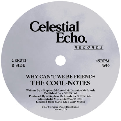 The Cool-Notes - I Forgot How To Love You [12 Inch Vinyl, Reissue, Celestial Echo, Side B]