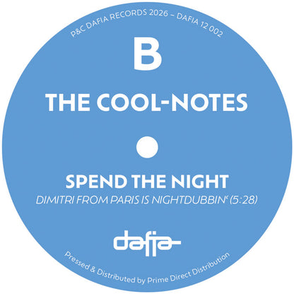 The Cool-Notes - Spend The Night (Dimitri From Paris Remixes) [12 Inch Vinyl, Dafia Records, Side B]