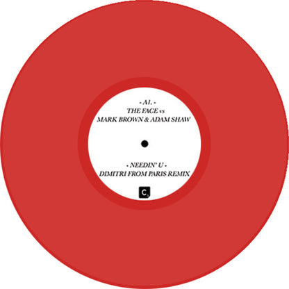 The Face / Mark Brown / Adam Shaw - Needin' U (Dimitri From Paris Remix) - 12" Vinyl, Red