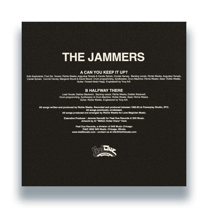 The Jammers - Can You Keep It Up? [12 Inch Vinyl, Past Due Records, Back Cover]