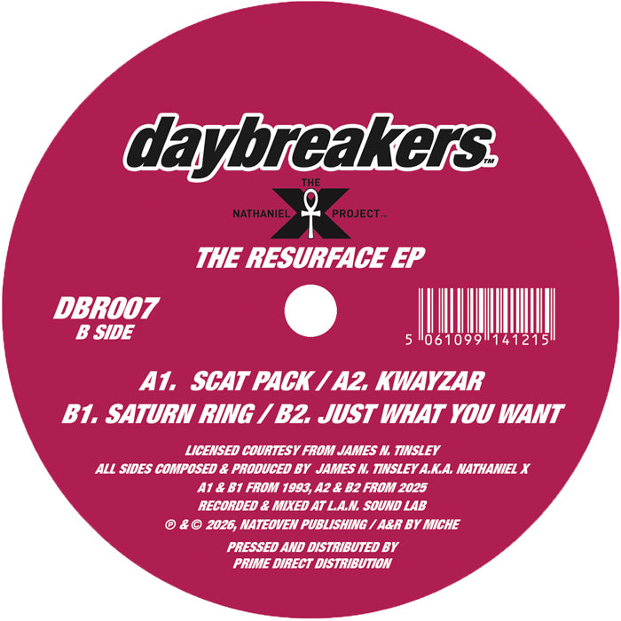 The Nathaniel X Project - The Resurface EP [12 Inch Vinyl, Daybreakers, Side B]