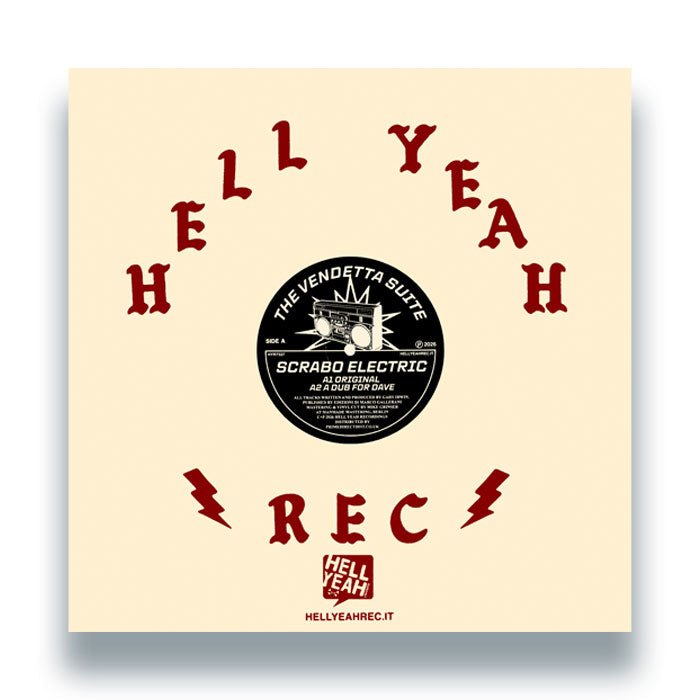 The Vendetta Suite - Scrabo Electric [12 Inch Vinyl, Hell Yeah Recordings, Front Cover]