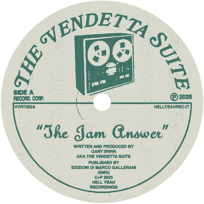 The Vendetta Suite - The Jam Answer / Island Hill Microdot - 12" Vinyl, Side A