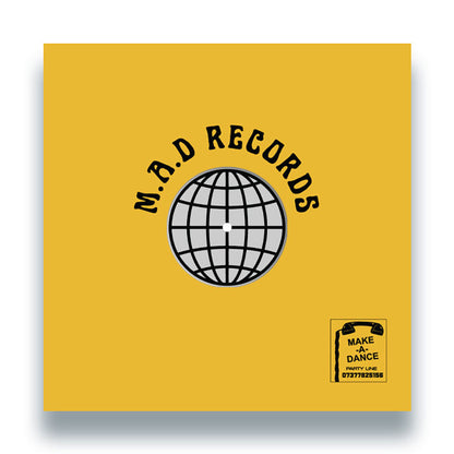 Tino - Super Hot EP [12 Inch Vinyl, Make A Dance, M.A.D Records, Back Cover]