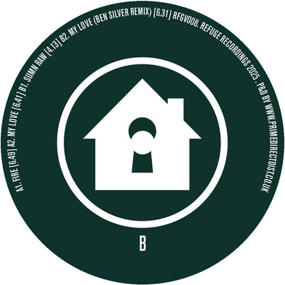 Tiptoes - Fire EP [12 Inch Vinyl, Refuge Recordings, Side B]