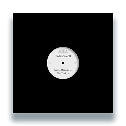 Toddsonic33 - Groove Magician EP - 12" Vinyl, Front Cover