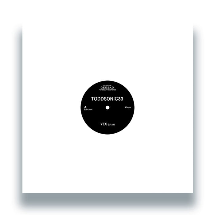 Toddsonic33 - Yes EP - 12" Vinyl, Front Cover