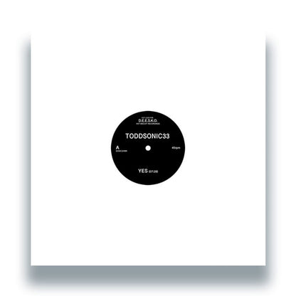 Toddsonic33 - Yes EP - 12" Vinyl, Front Cover