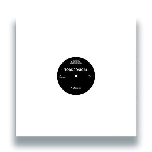 Toddsonic33 - Yes EP - 12" Vinyl, Front Cover