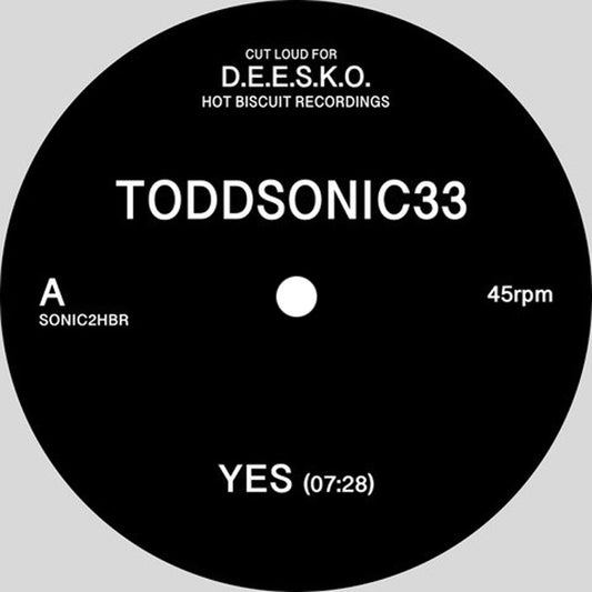 Toddsonic33 - Yes EP - 12" Vinyl, Side A