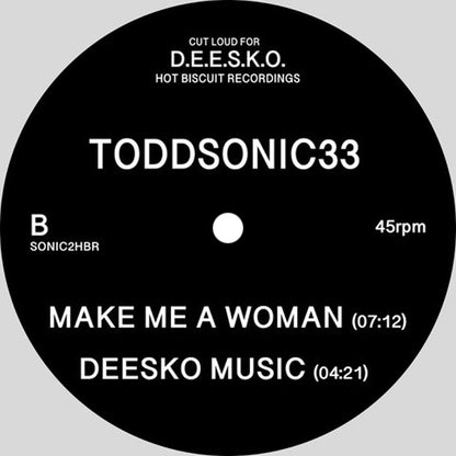 Toddsonic33 - Yes EP - 12" Vinyl, Side B