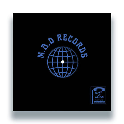 Tom Carruthers - M.A.D RECORD 011 - Last Night EP - 12" Vinyl, Back Cover