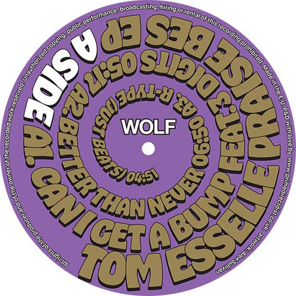 Tom Esselle - Praise Bes EP [12 Inch Vinyl, WOLF Music, Side A]
