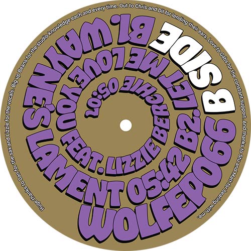 Tom Esselle - Praise Bes EP [12 Inch Vinyl, WOLF Music, Side B]