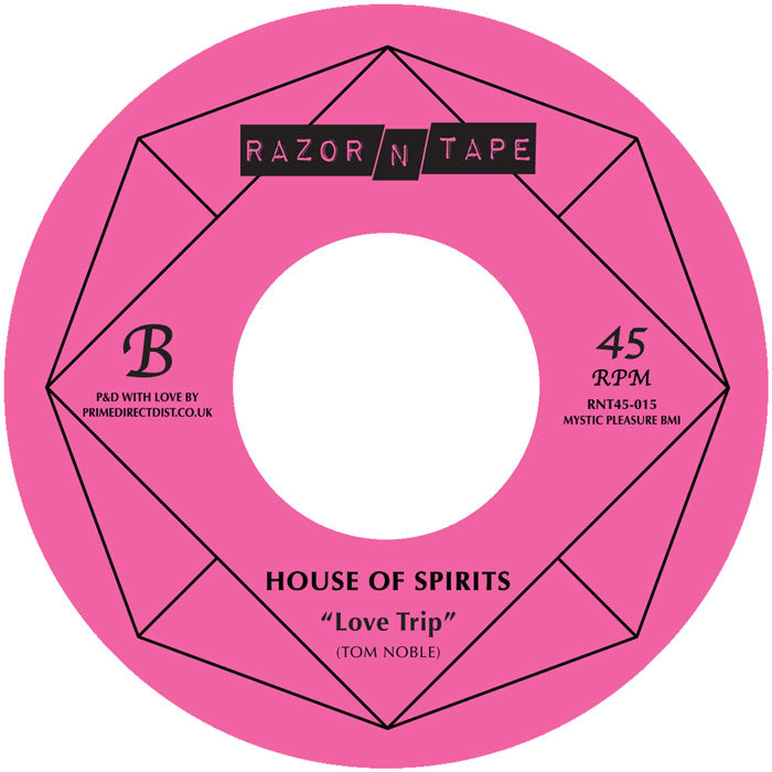 Tom Noble Presents: House of Spirits - Holding On / Love Trip [7 Inch Vinyl, Razor-N-Tape 45, Side B]