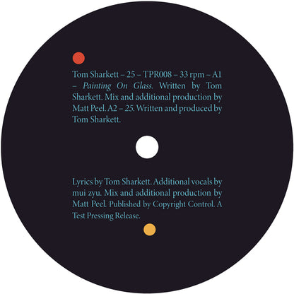 Tom Sharkett - 25 [12 Inch Vinyl, Test Pressing Recordings, Side A]