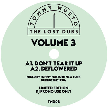 Tommy Musto - The Lost Dubs - Vol 3 [12 Inch Vinyl, LOSTDUBS Records, Side A]