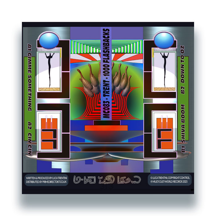 Trent - 1000 Flashbacks [12" Vinyl, Multi Culti, Back Cover]