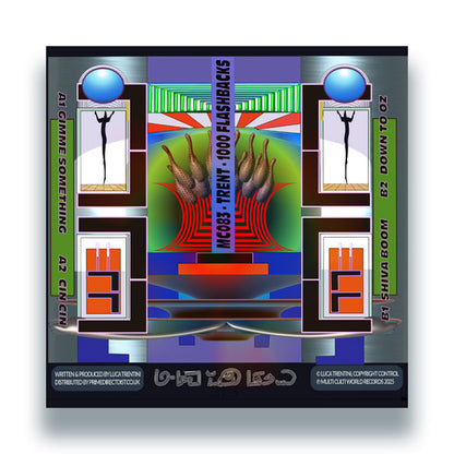 Trent - 1000 Flashbacks [12" Vinyl, Multi Culti, Back Cover]