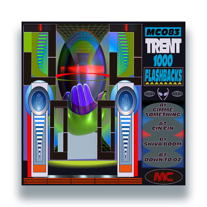 Trent - 1000 Flashbacks [12" Vinyl, Multi Culti, Front Cover]