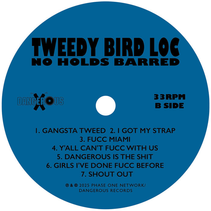 Tweedy Bird Loc - No Holds Barred [12" Vinyl LP, Black, Side B]