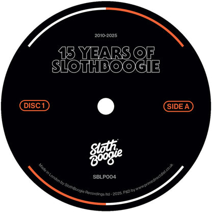 Various Artists - 15 Years Of SlothBoogie [12" Double LP Vinyl with Picture Sleeve, SlothBoogie Records, Side A]