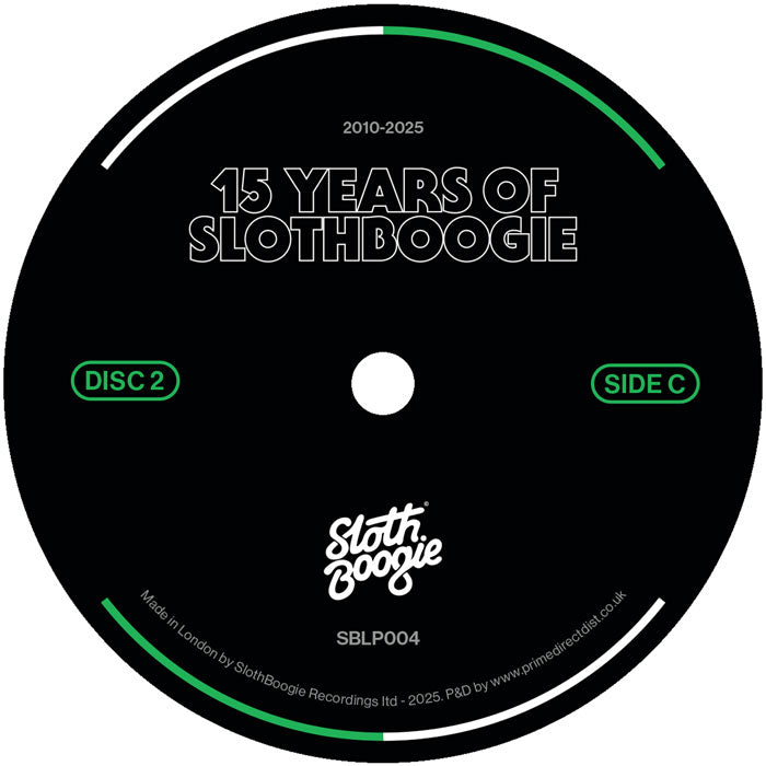 Various Artists - 15 Years Of SlothBoogie [12" Double LP Vinyl with Picture Sleeve, SlothBoogie Records, Side C]