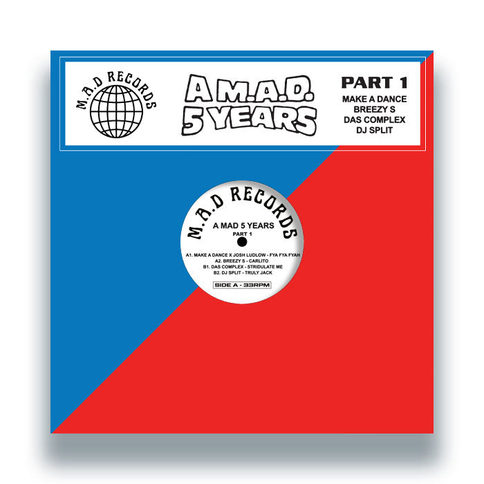 Various Artists - A M.A.D 5 YEARS Pt.1 [12" Vinyl, Make A Dance, Front Cover]
