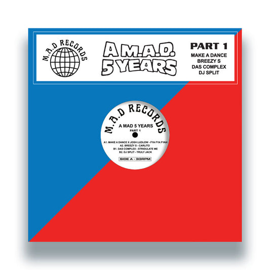 Various Artists - A M.A.D 5 YEARS Pt.1 [12" Vinyl, Make A Dance, Front Cover]