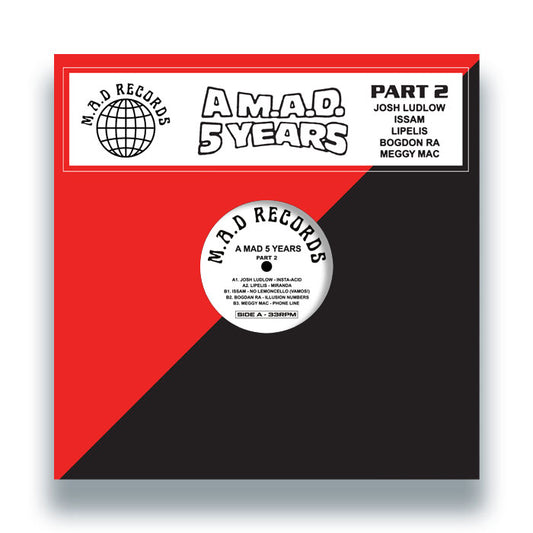 Various Artists - A M.A.D 5 YEARS Pt.2 [12" Vinyl, Make A Dance, Front Cover]