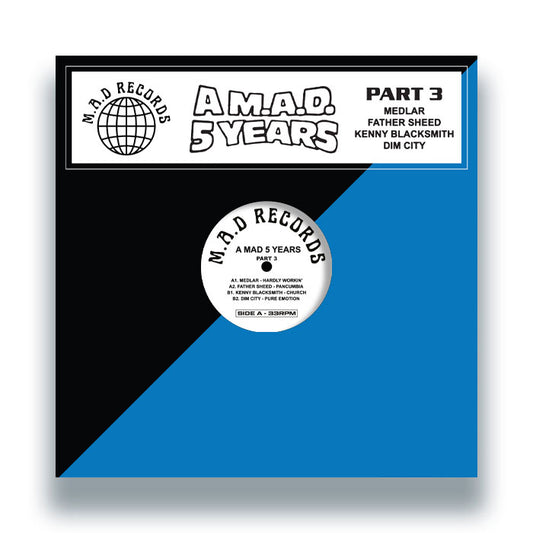 Various Artists - A M.A.D 5 YEARS Pt.3 [12" Vinyl, Make A Dance, Front Cover]