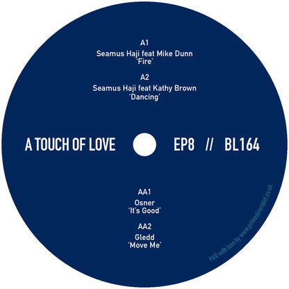 Various Artists - A Touch Of Love EP8 [12 Inch Vinyl, Big Love Records, Side B]