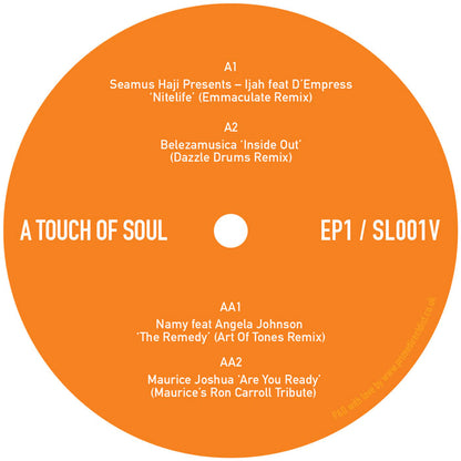 Various Artists - A Touch Of Soul EP1 [12 Inch Vinyl, Soul Love Records, Side B]