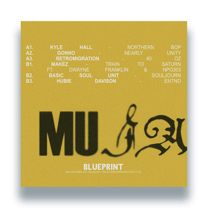 Various Artists - Blueprint - 12" Vinyl, Muja, Back