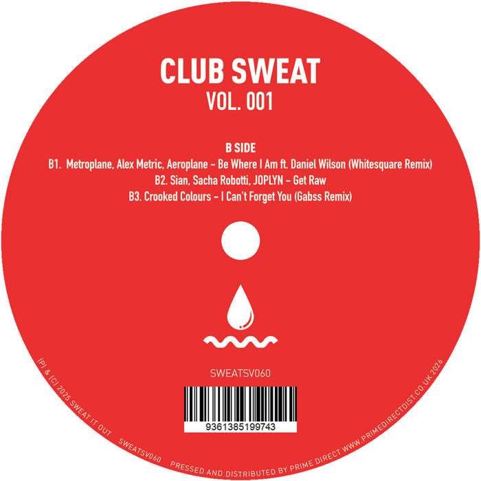Various Artists - Club Sweat Vol. 1 [12 Inch Vinyl, Club Sweat, Side B]