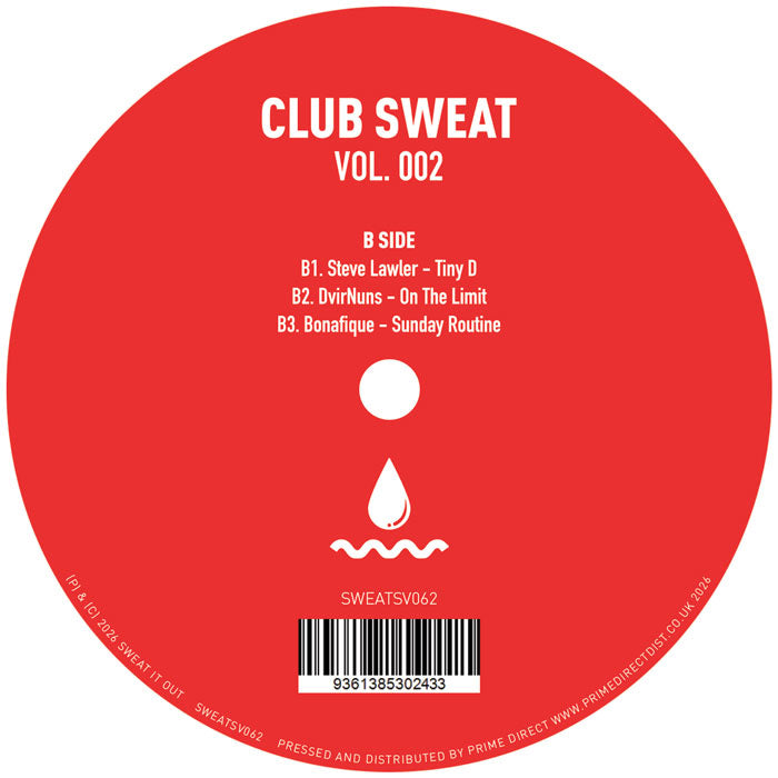 Various Artists - Club Sweat Vol. 2 [12 Inch Vinyl, Club Sweat Records, Side B]