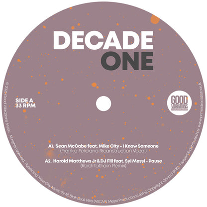 Various Artists - Decade One (Compiled by Sean McCabe) [2x12 Inch Vinyl, Double LP Album, Good Vibrations Music, Side A]