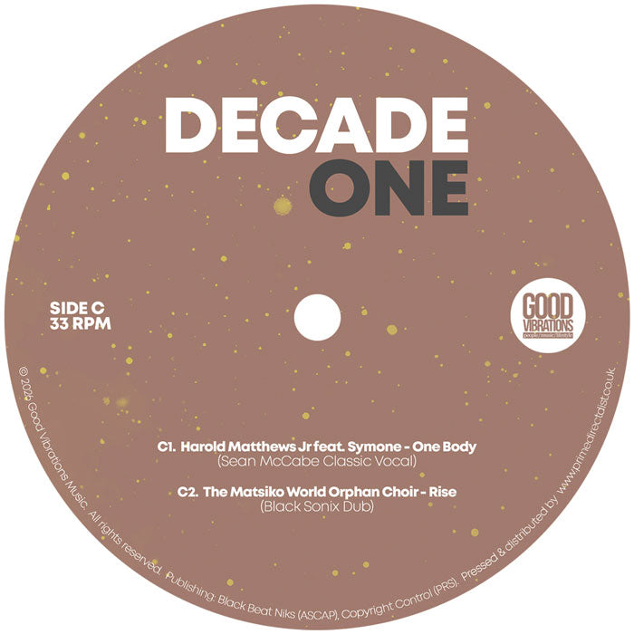 Various Artists - Decade One (Compiled by Sean McCabe) [2x12 Inch Vinyl, Double LP Album, Good Vibrations Music, Side C]