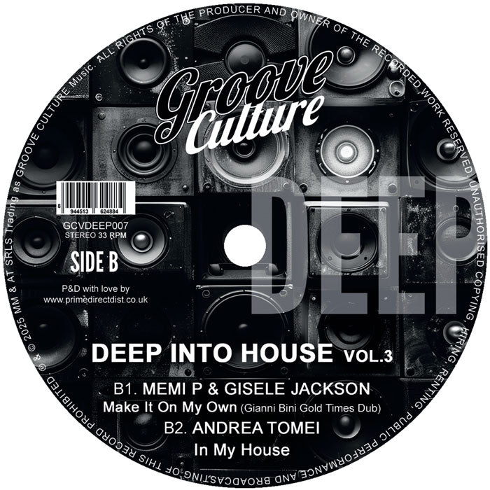 Various Artists - Deep Into House Vol.3 [12 Inch Vinyl, Groove Culture Deep, Side B]