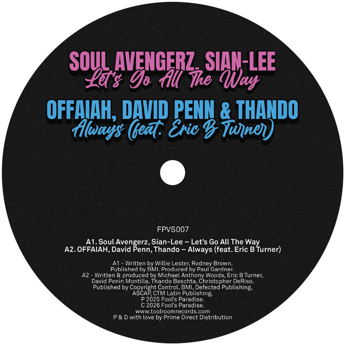 Various Artists - Fool’s Paradise Sampler Vol. 7 [12 Inch Vinyl, Fool's Paradise Records, Side A]