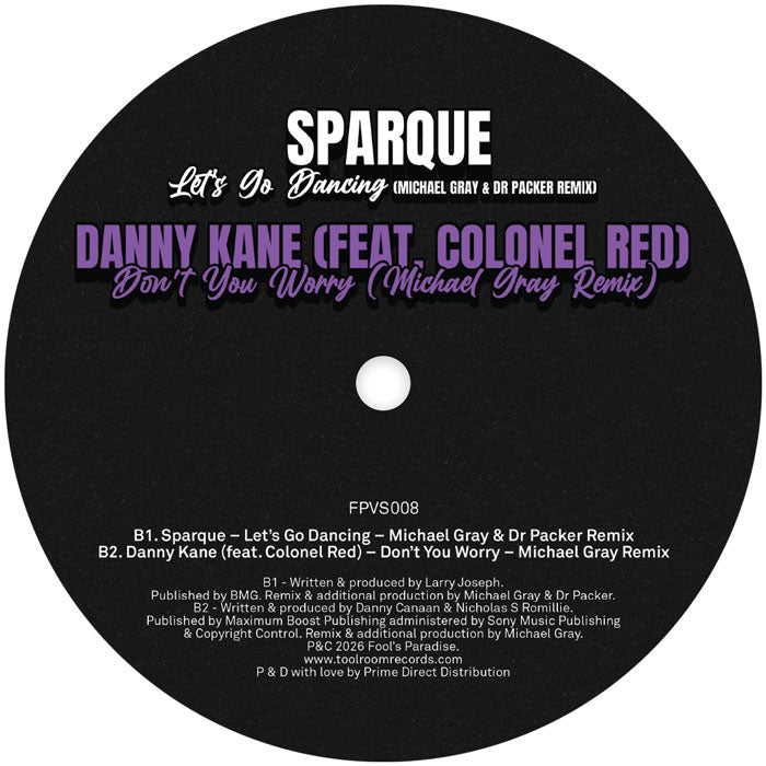 Various Artists - Fool’s Paradise Sampler Vol. 8 [12 Inch Vinyl, Fool's Paradise Records, Side B]