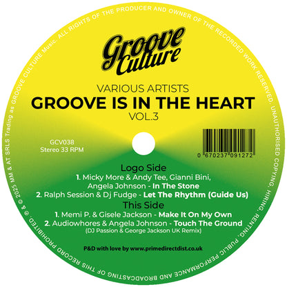 Various Artists - Groove Is In The Heart Vol.3 [12 Inch Vinyl, Groove Culture Records, Side B]